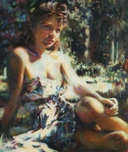 Girl in Sundress, Bareshoulders