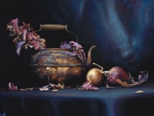 Copper Pot & Onions