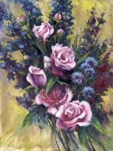 5 Pink Roses