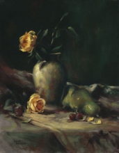 Yellow Rose and Pear