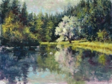 Pond With Ducks